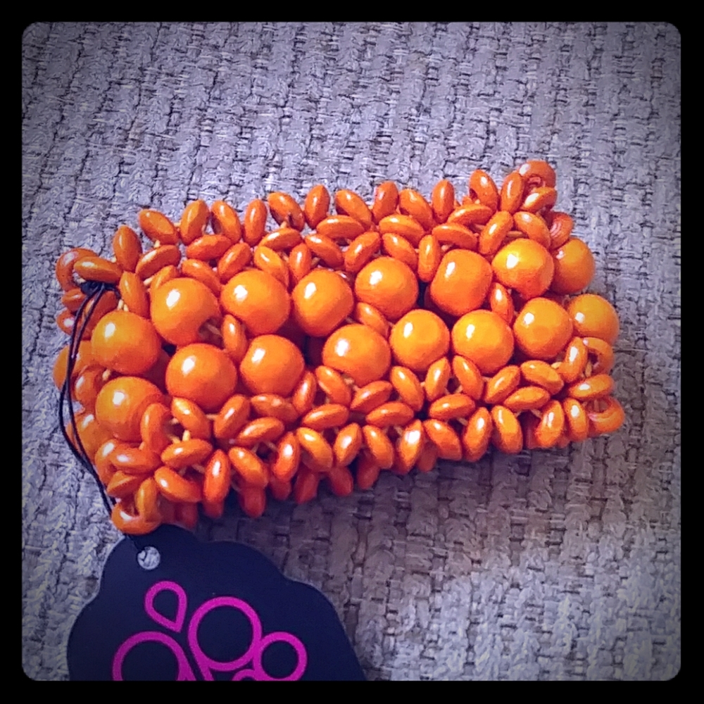 Orange bracelet